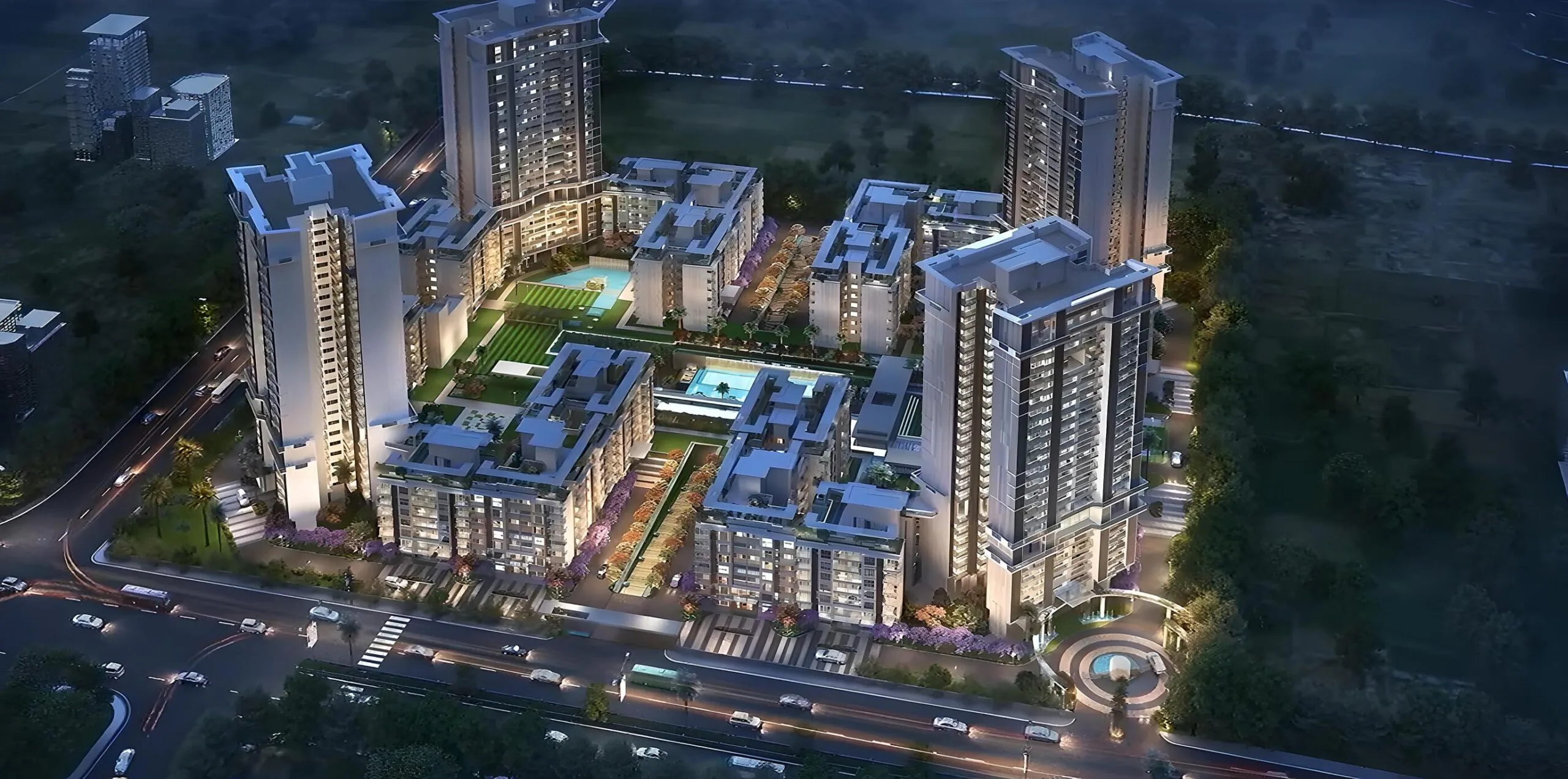 Godrej Palm Retreat Sector 150 Noida resort style residences with landscaped surroundings