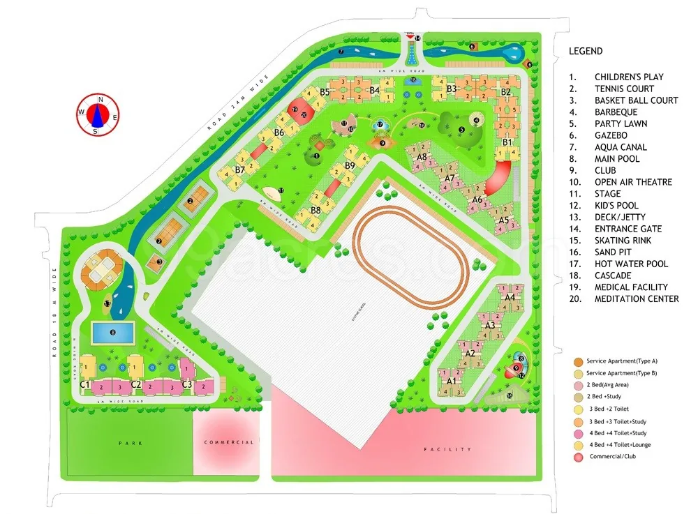 Gardenia Glory Society Master Site Plan Layout