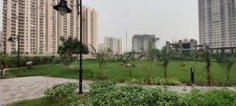 ATS Rhapsody residential tower viewed from the approach road
