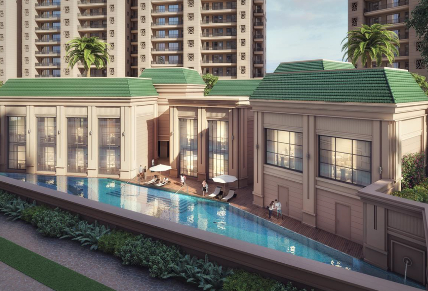 ATS Destinaire Premium 3 BHK Floor Plan Layout